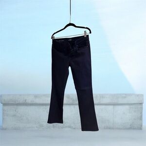 LOFT Women's Dark Blue Flare Jeans